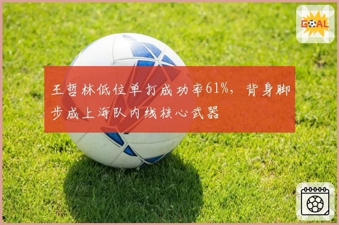 王哲林低位单打成功率61%,背身脚步成上海队内线核心武器
